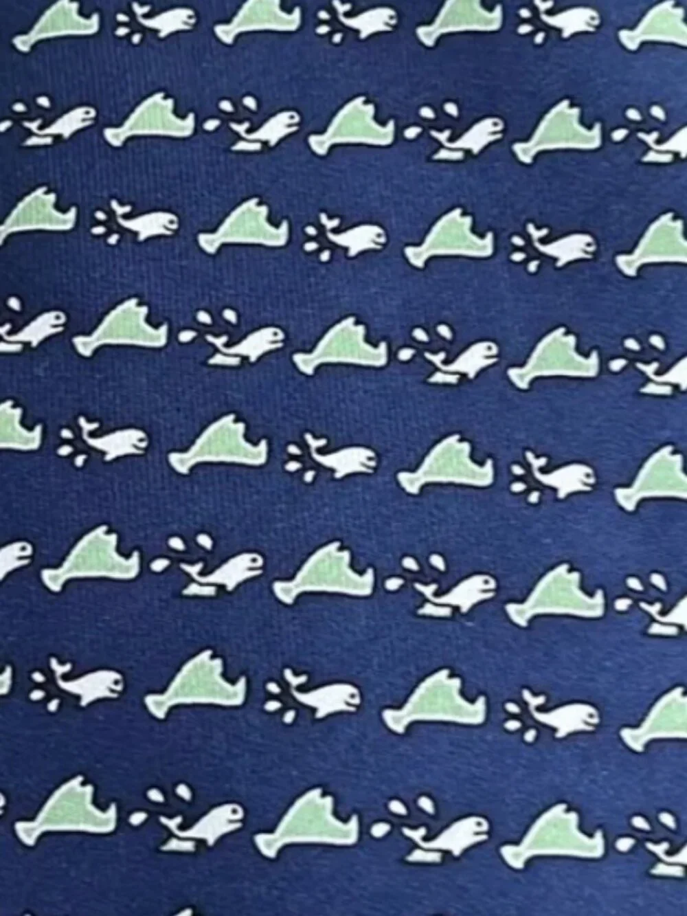 Vineyard Vines Boys 25th Anniversary Martha’s Vineyard Whale Silk Tie
